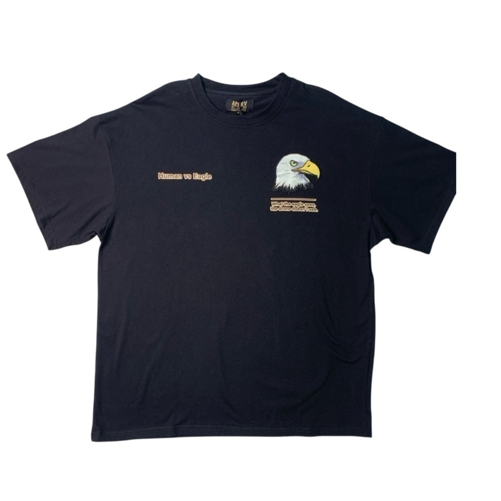 Eagle vs human graphic tee Sz xl